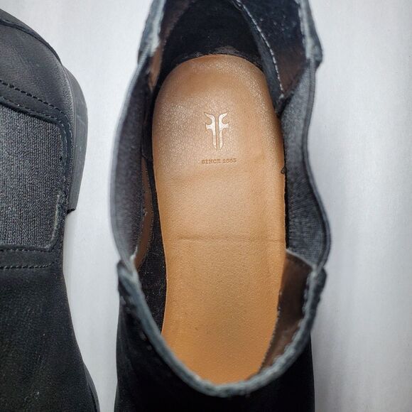 Frye Mallory Chelsea Suede Leather Size 8.5 - Picture 5 of 13